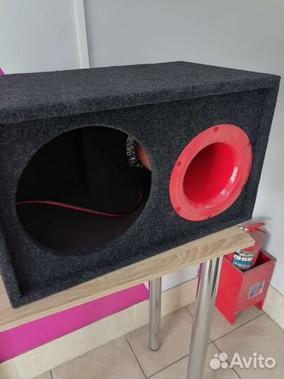 Короб для сабвуфера 12 на трубе