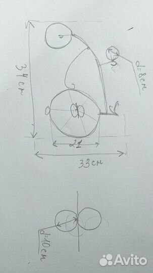 Подставка для цветов металлическая