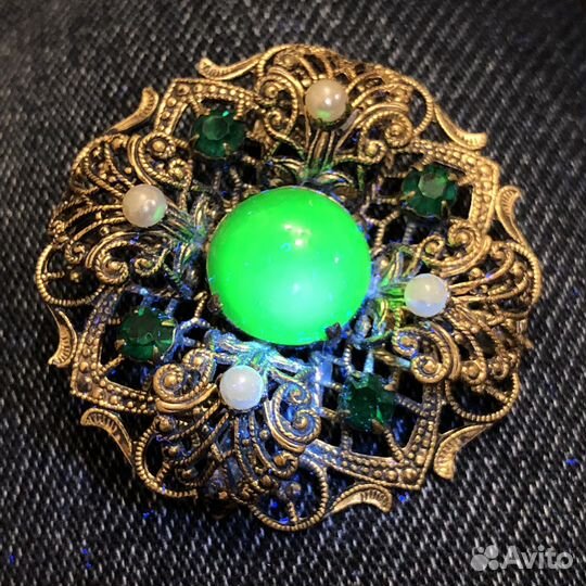 Брошь винтажная. Чехословакия