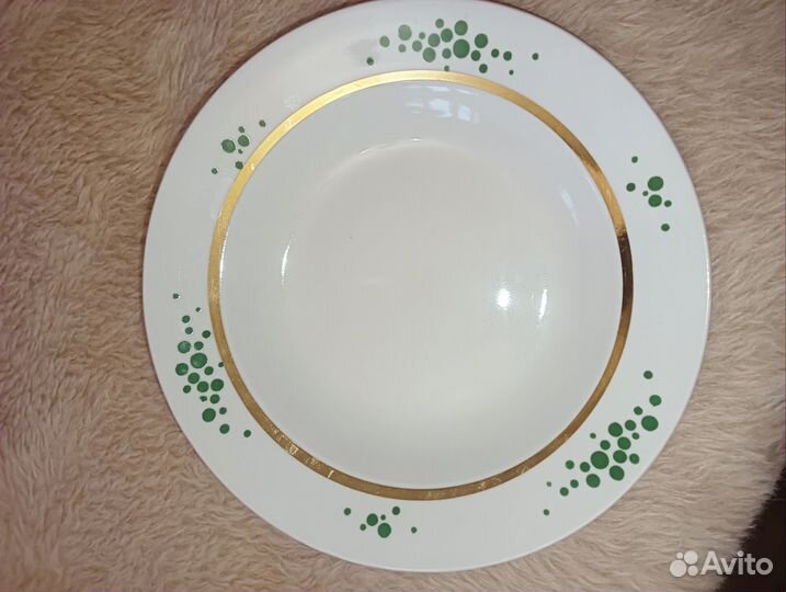 Тарелка суповая СССР Зик кф Коростень