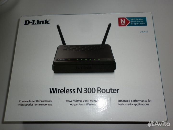 Роутер D-Link DIR-615, новый