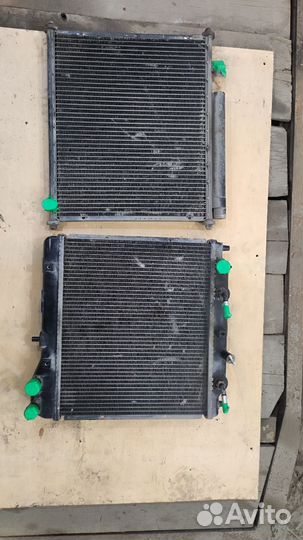 Радиатор охлаждения,кондиционера Хонда фит GD1
