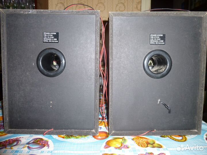 Колонки от музыкального центра philips