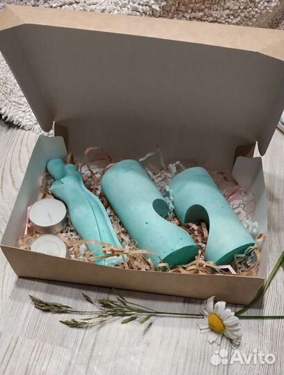 Подарочный набор из гипса 