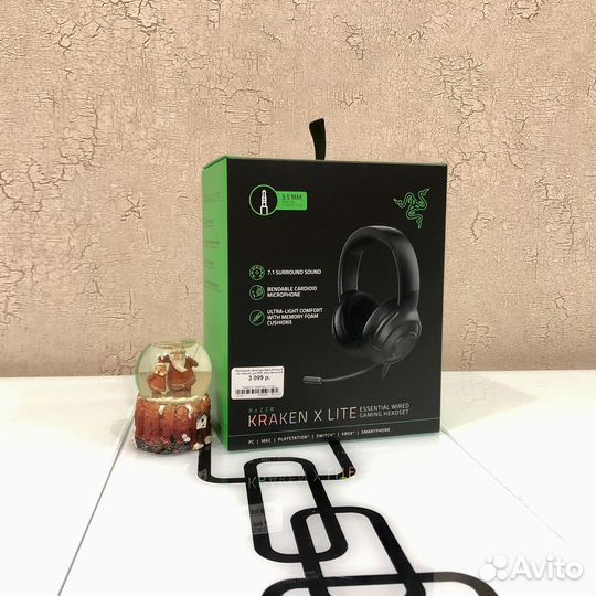 Игровые наушники razer новые