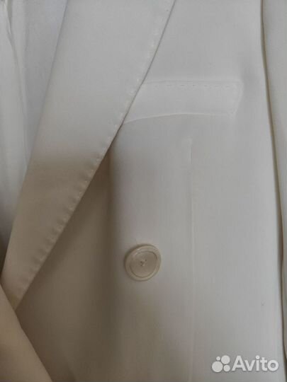 Пиджак белый летний Zara 44 размер