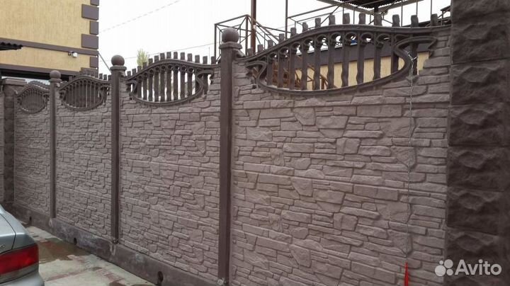 Заборы бетонные от производителя