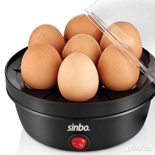 Яйцеварка Sinbo SEB 5803, черная, новая