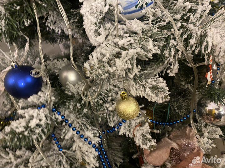 Елка искусственная заснеженная 160 см