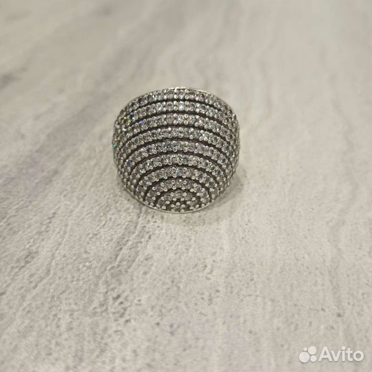 Кольцо серебро