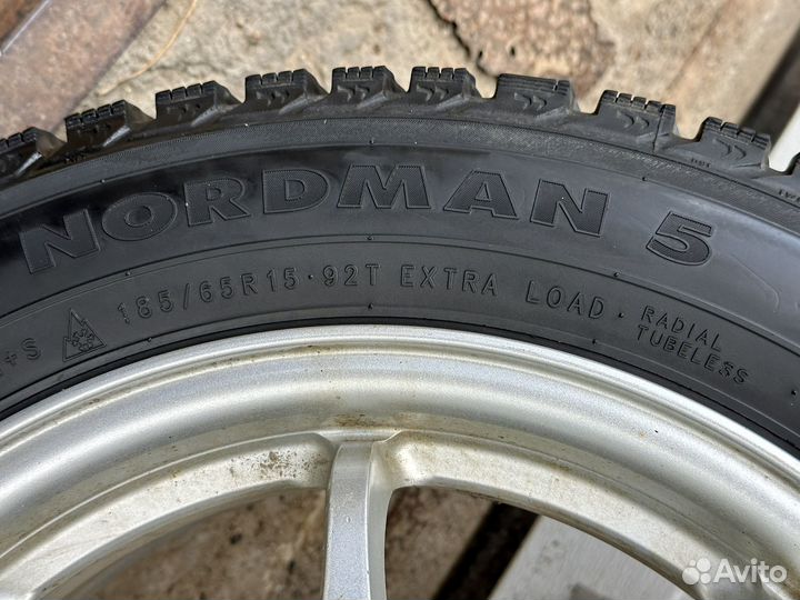 R15 Nokian Tyres Nordman 5 185/65, PCD 4x100 DIA 54.1