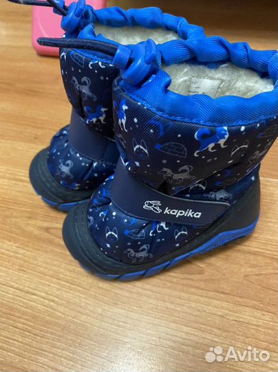 Сапоги зимние детские Kapika 19-20