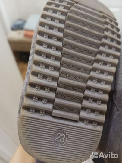 Зимние сапожки на девочку 23