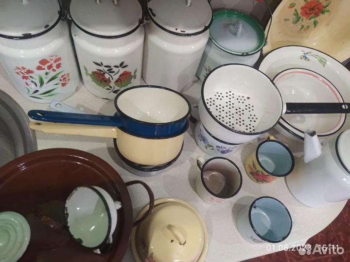 Посуда эмалированная СССР
