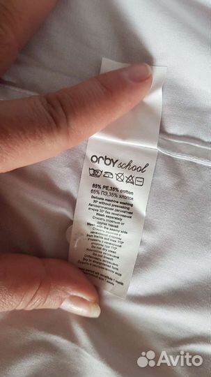Рубашка orby, новая, 128см
