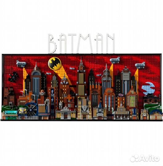 Аналог lego DC Batman 76271 Панорама Готэм Сити