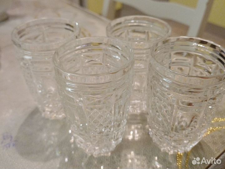 Хрустальные бокалы рюмки СССР