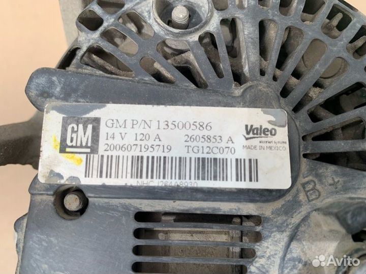 Генератор Opel Astra 68 A16XER 2010