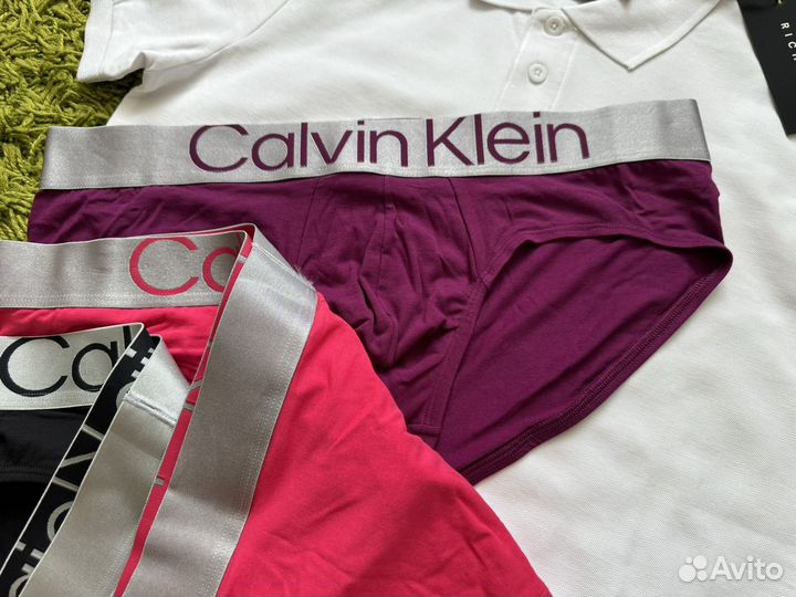 Calvin Klein XL трусы брифы 3 шт. оригинал