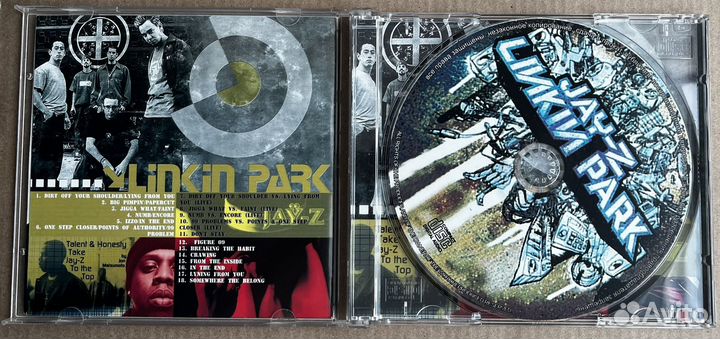 Cd диск linkin park & jay-z