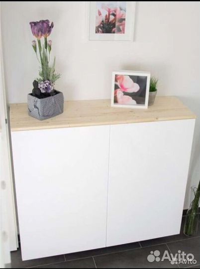 Кноксхульт белый 120х75 навесной шкаф IKEA