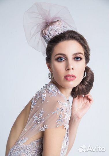 Шляпка Вуалетка Ободок