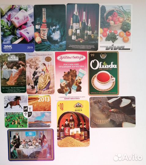 Календарики цветы, природа, продукты