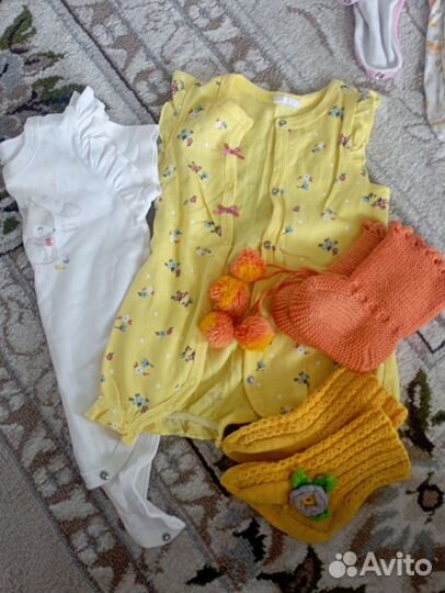 Детские вещи пакетом 62 68 74