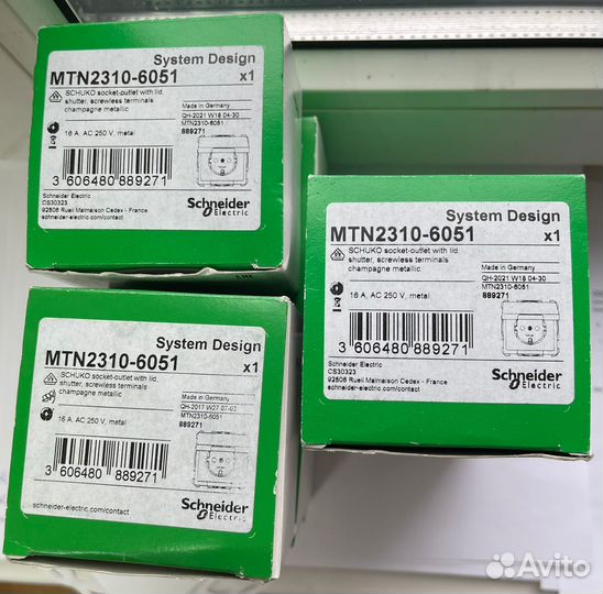 MTN2310-6051 - D-Life Розетка 2К+З 16 А, 250 В, с