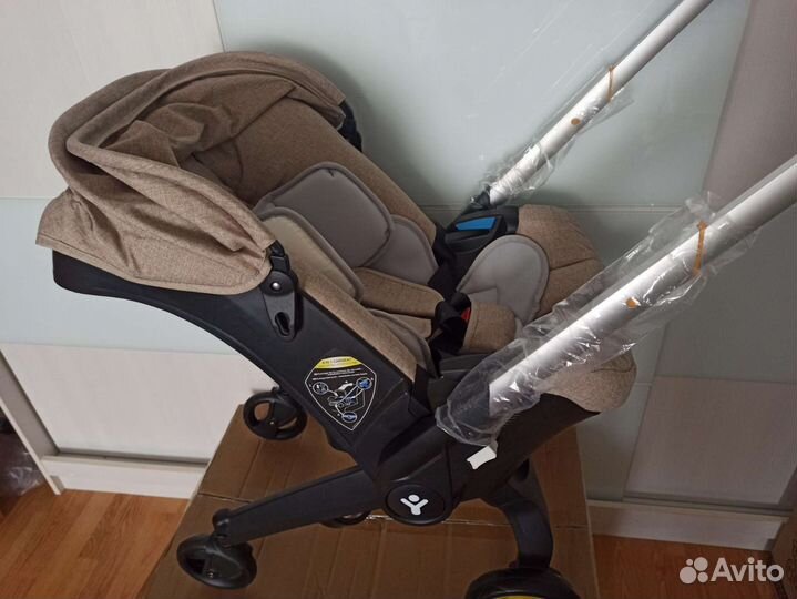 Коляска-автокресло 4в1 бежевый цвет