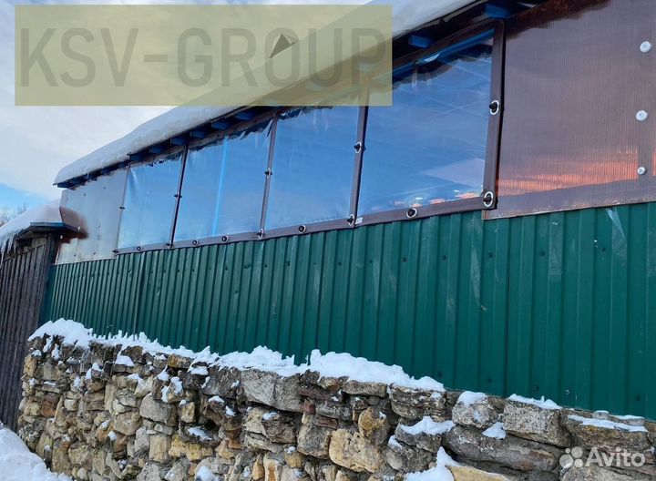 Мягкие окна для беседки