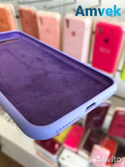 Чехол на iPhone 7+/8+ (Закрытый низ) Лавандовый