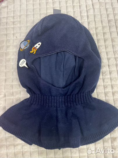Шапка шлем для мальчика