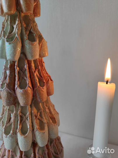 Елка новогодняя из пуантов. Ёлка для балерины