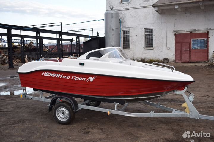 Новый катер Неман 450 Open комбинированный