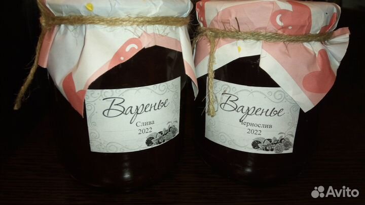 Чернослив, слива, домашнее варенье