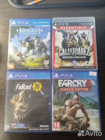 Диски на ps4 и ps3