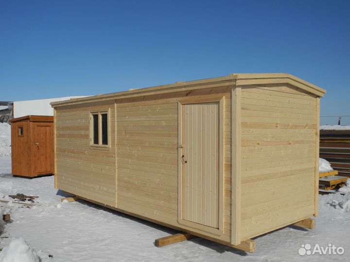 Бытовка Бюджетная Дачная с тамбуром