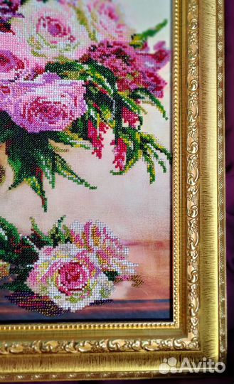 Картина вышитая бисером 