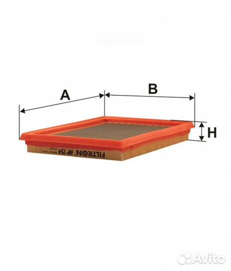 Filtron AP154 Фильтр воздушный nissan