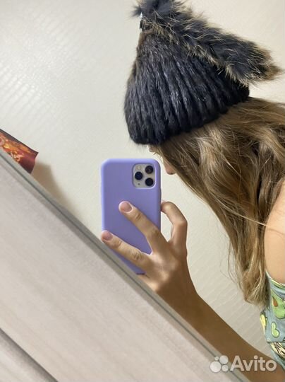 Шапка натуральный мех женская новая