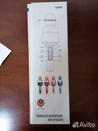 Беспроводной Bluetooth-микрофон для караоке Q008