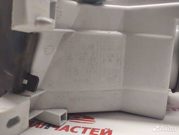 Фара skoda Octavia фонарь