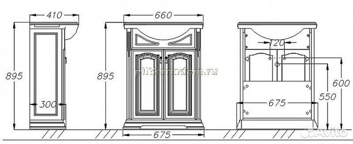 Opadiris Риспекто 00-00005812 Тумба матовая