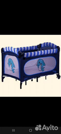 Детская кровать манеж