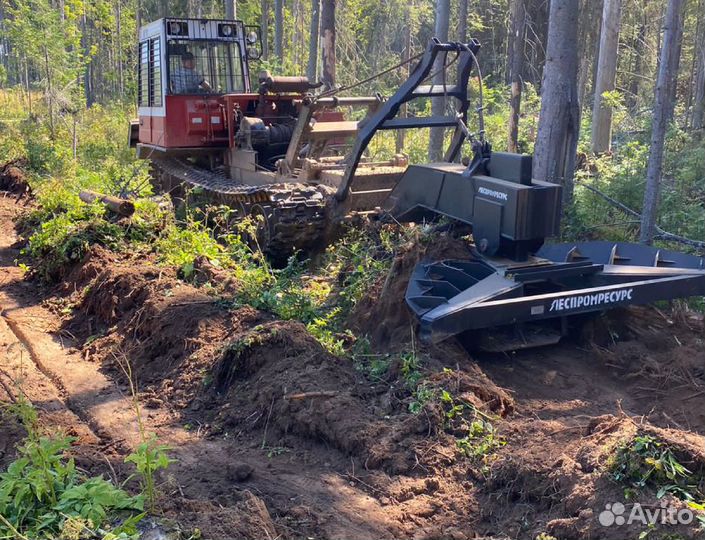 Плуг Леспромресурс ПЛП-135 с рамой РТУ-130, 2024