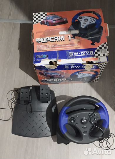 Игровой руль Dialog GW-12VR