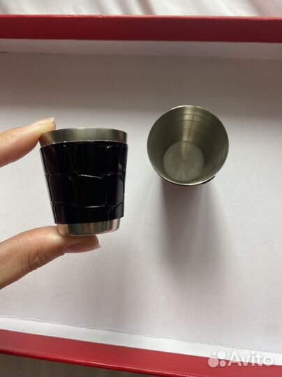 Подарочный набор фляжка+портсигар для мужчин