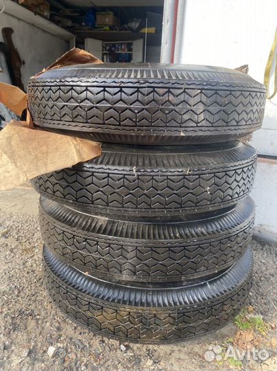 Новая резина, колеса, Штампованные диски газ 21