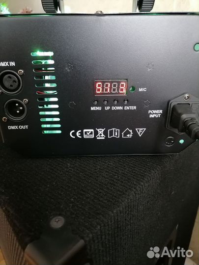 Многолучевой световой прибор fury LED